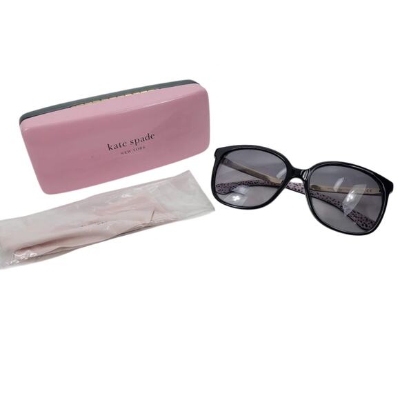 NEW Kate Spade Mckenzee Sunglasses Square Black Size 57,17 main image 6